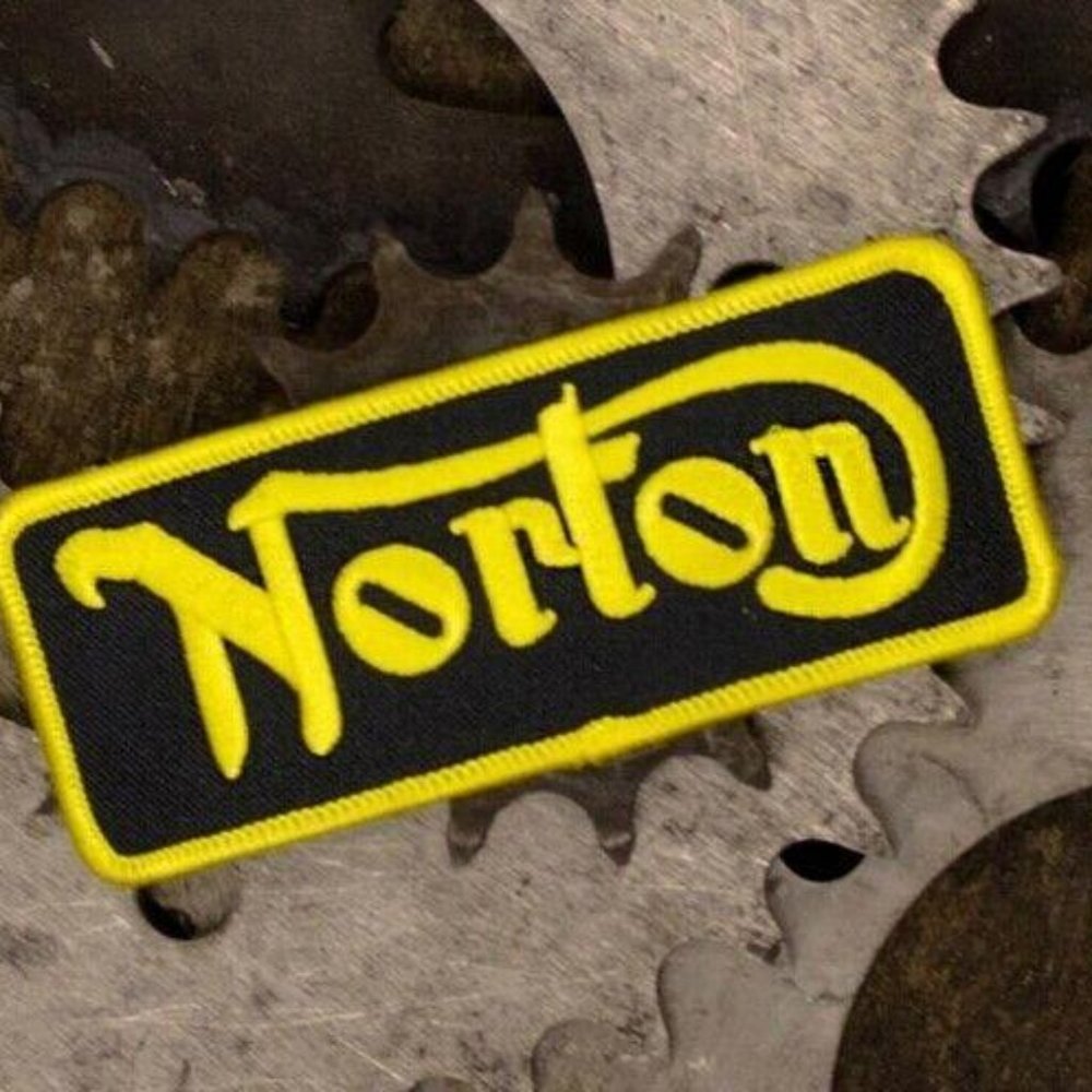 Norton Logo Embroidered Iron-On Sew-On Patch – NEW